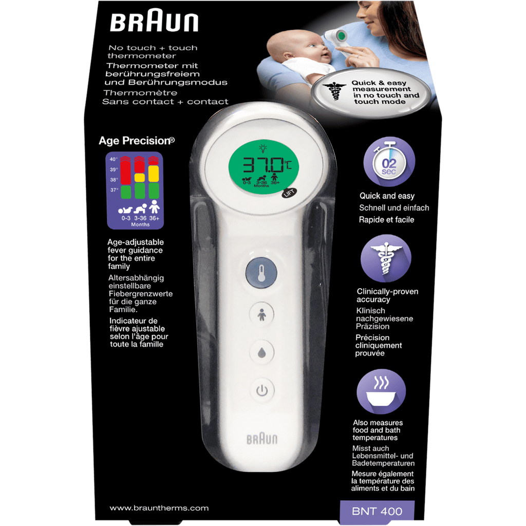 Braun No Touch & Forehead Age Precision Thermometer 1 EA Etos