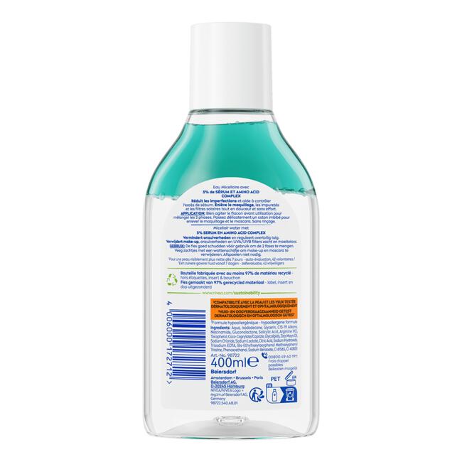 NIVEA Derma Skin Clear Micellair Water 400ML