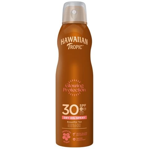 Hawaiian Tropic Glowing Protection Oil C Spray SPF30 180 ML