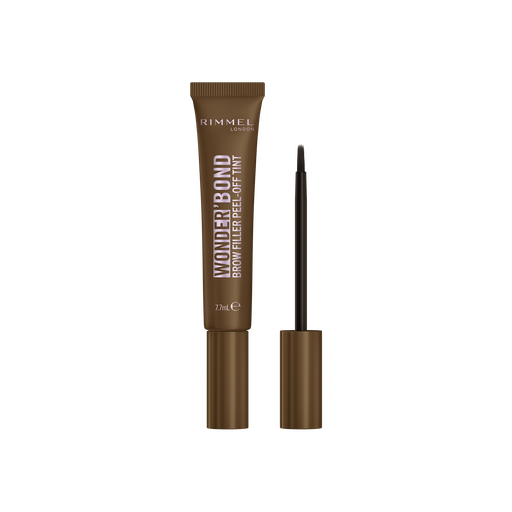 Rimmel Wonder'Bond Brow Filler Peel-Off Tint 002 Medium Brown - Langhoudende Brow Gel 7,7 ml