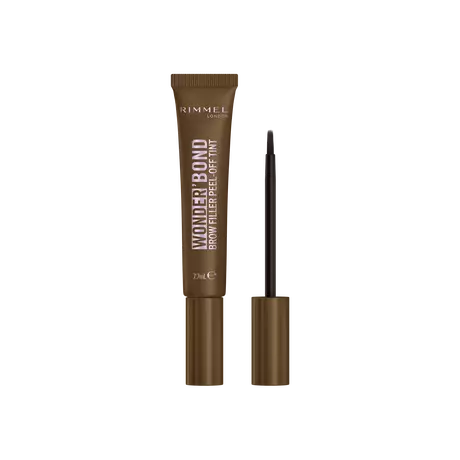 Rimmel Wonder'Bond Brow Filler Peel-Off Tint 002 Medium Brown - Langhoudende Brow Gel 7,7 ml