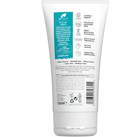 Dr. Organic Skin Clear Exfoliating Scrub 150 ML