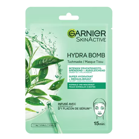 Garnier SkinActive Hydra Bomb Sheet Masker Groene Thee