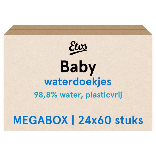 Etos Baby Waterdoekjes Megabox 60x24