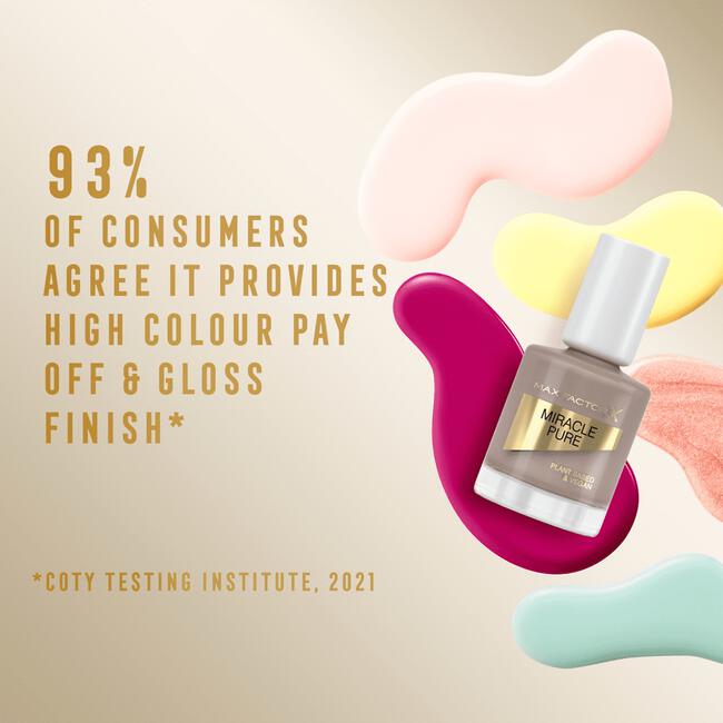 Max Factor Miracle Pure Vegan Nagellak 812 Spiced Chai