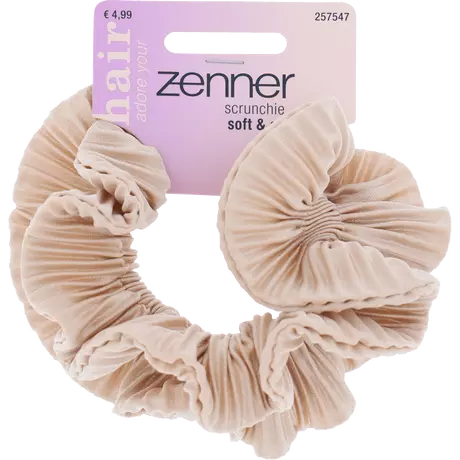 Zenner Scrunchie Koraal Beige