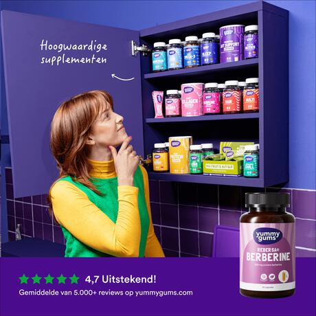 Yummygums Berberine Capsules 30 stuks
