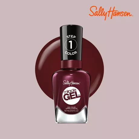 Sally Hansen Miracle Gel Nagellak 480 Wine Stock Bordeaux rood 14,7 ML