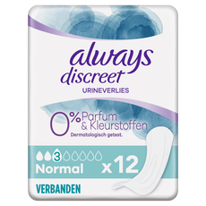 Always Discreet Urineverlies Verband Normal 12 Stuks