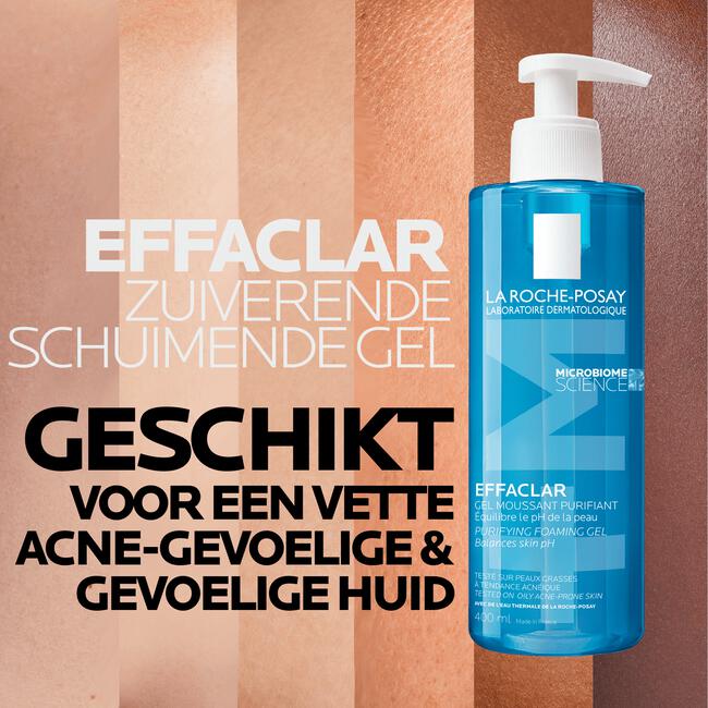 La Roche-Posay Effaclar Zuiverende Gel Navulverpakking 400 ML