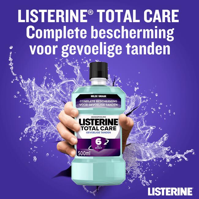 Listerine® Total Care Sensitive Mondspoeling 500 ML