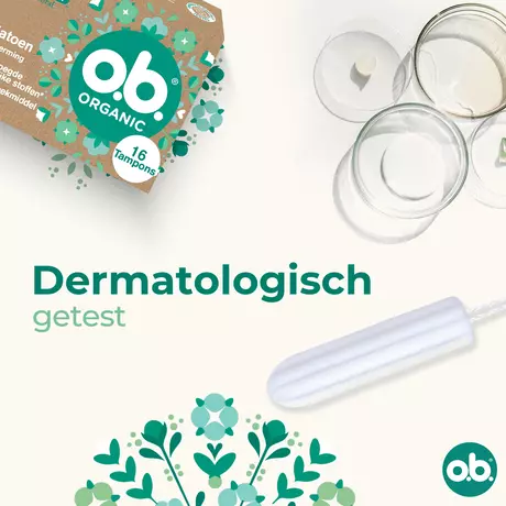 o.b.® Organic Cotton Tampons Normal 16 stuks