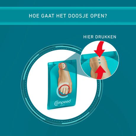 Compeed Blarenpleister voor Tenen 8 Pleisters