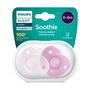 Philips Avent fopspeen Soothie 0-6 maanden roze