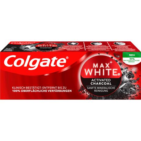 Colgate Max White Charcoal Tandpasta Mini 20 ML