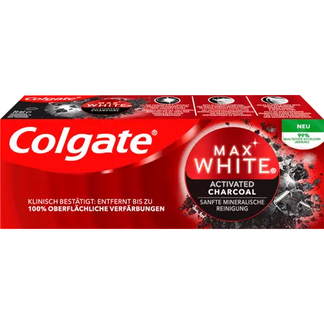 Colgate Max White Charcoal Tandpasta Mini 20 ML