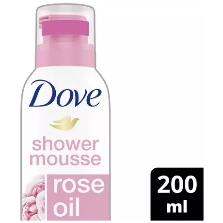 Dove Rose Oil Shower Mousse 200 ML