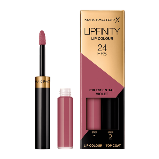 Max Factor Lipfinity Lip Colour 2-Step Long Lasting Lipstick 310 Violet