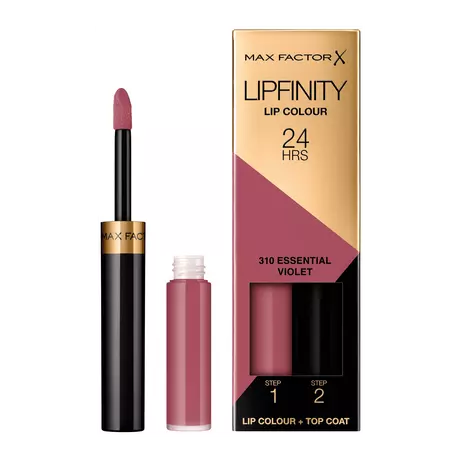 Max Factor Lipfinity Lip Colour 2-Step Long Lasting Lipstick 310 Violet