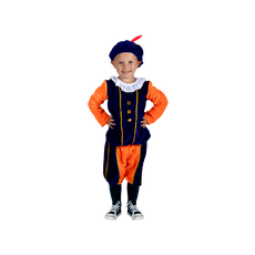 Pietenpak Oranje Blauw 98 - 110 cm