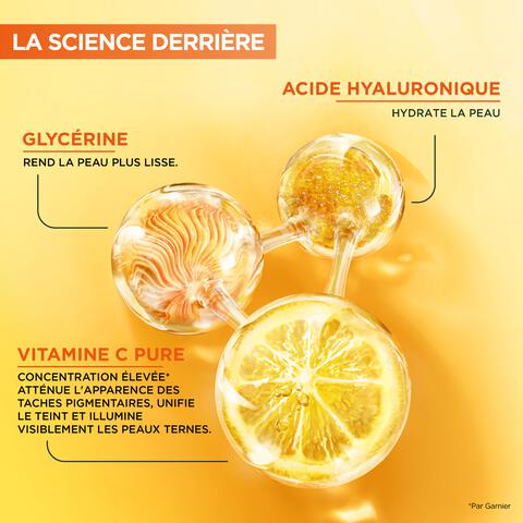 Garnier Skinactive 10% Pure Vit C Anti-Pigment Nachtserum + Hyaluron 30 ML