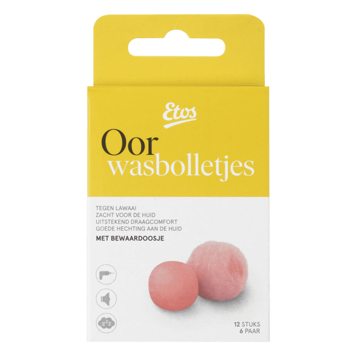 Etos Oordopjes Was 12 stuks
