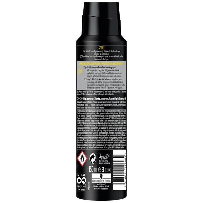 Fa Men Sport Deodorant Spray 150 ML