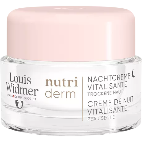 Louis Widmer Nutriderm Nachtcrème Vitalisante Zonder Parfum 50 ML