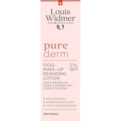 Louis Widmer Purederm Make-up Reiniging Lotion Zonder Parfum 100 ML