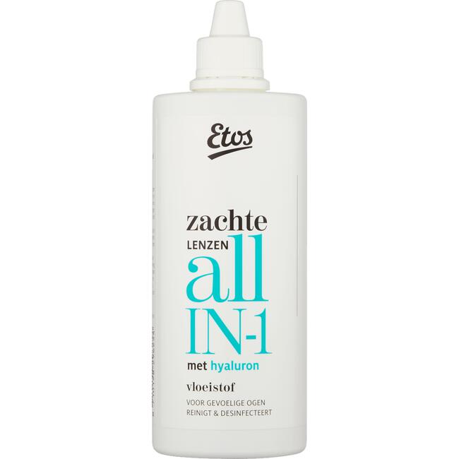 Etos Zachte Lenzen All-in-1 Met Hyaluron Vloeistof 360 ML