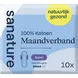 Sanature 100% Katoenen Maandverband Ultra Super Met Vleugels 10 stuks