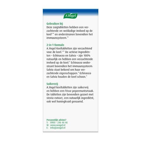 A.Vogel Keeltabletten Verzacht De Keel1,2* Zuigtabletten 20 stuks
