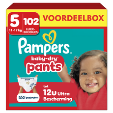 Pampers Baby Dry Pants Voordeelbox Luierbroekjes Maat 5 11-17 kg 102 stuks
