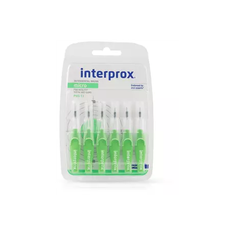 Interprox Micro Ragers Groen PHD 1.1 mm 6 stuks