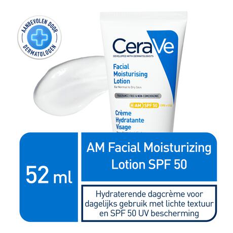 CeraVe Hydraterende Gezichtscrème SPF50 52 ML