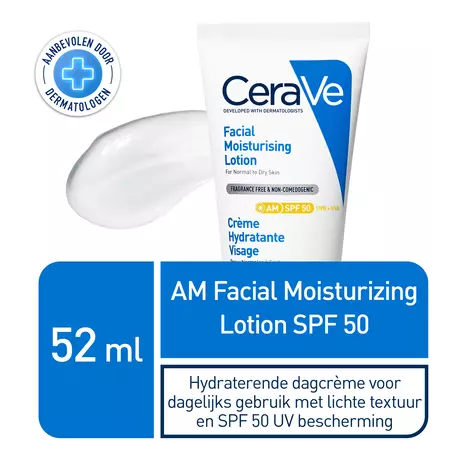 CeraVe Hydraterende Gezichtscrème SPF50 52 ML
