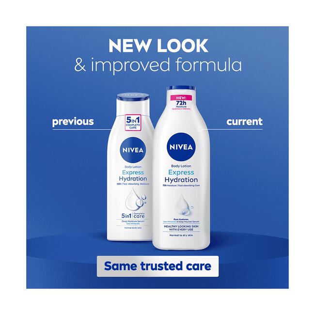 NIVEA Express Hydraterende Body Lotion 250 ML