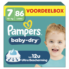 Pampers Baby Dry Voordeelbox Luiers Maat 7 15+ kg 86 stuks
