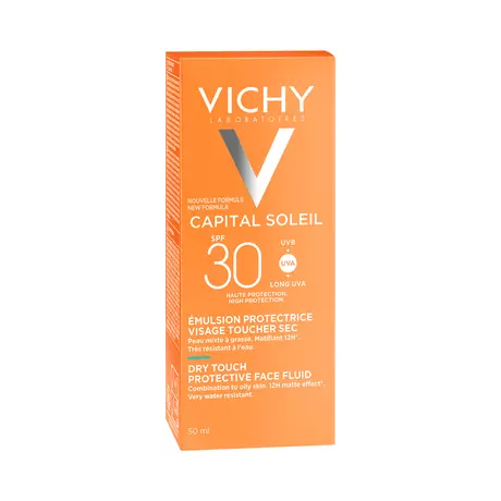 Vichy Capital Soleil Dry Touch Zonnecrème Gezicht SPF30 50 ML