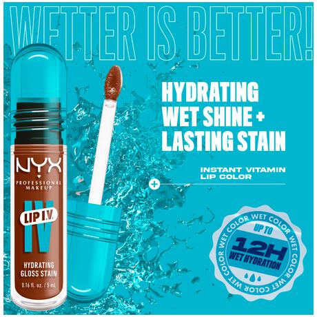 NYX Professional Makeup Lip IV Hydraterende Lipgloss Splash N Spice