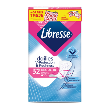 Libresse Inlegkruisjes Normal — 32 stuks