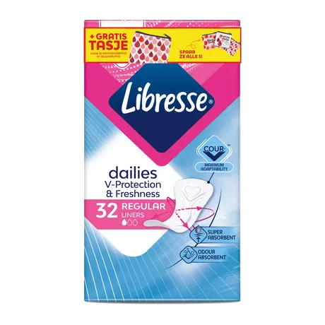 Libresse Dailies Inlegkruisjes Normal 32 stuks
