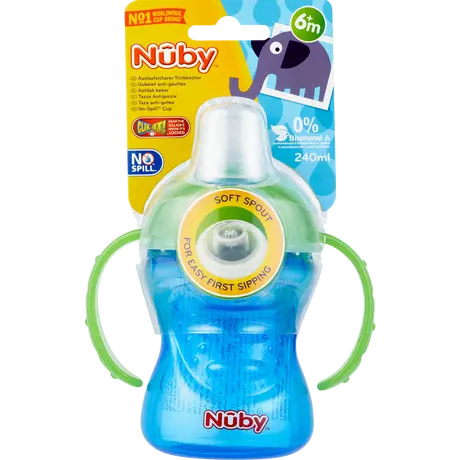 Nûby Super Sprout Anti-Lek Drinkbeker 6+ Maanden Blauw 240 ML