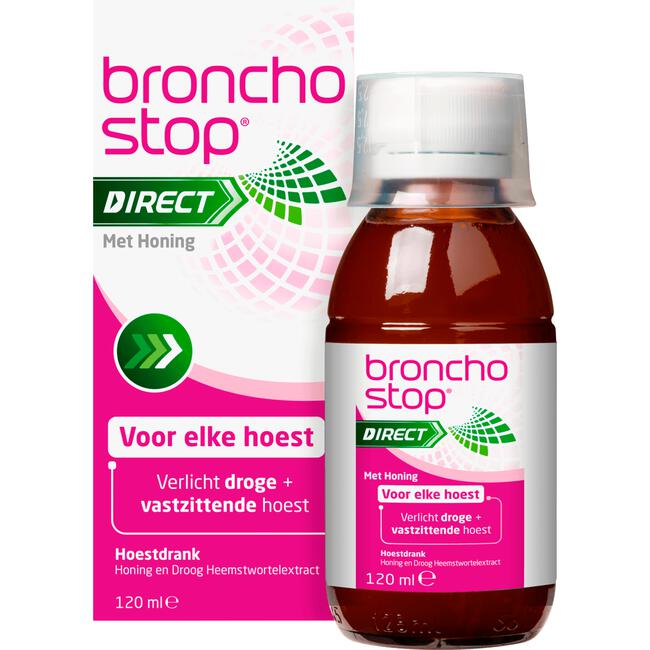 Bronchostop Direct Hoestdrank met Honing 120 ML