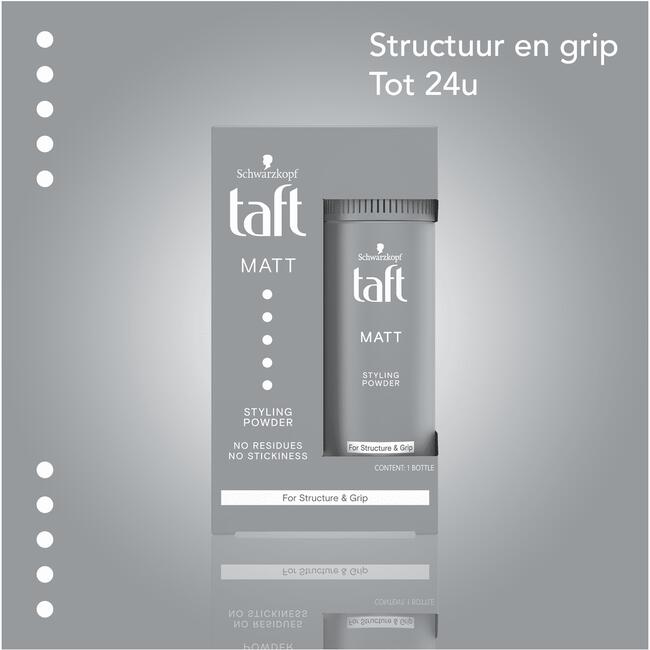 Taft Styling Matte Textuur Poeder 10 GR