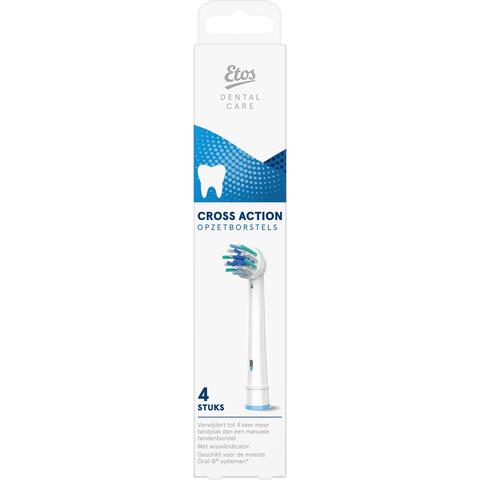 Etos Opzetborstels Cross Action 4 pack