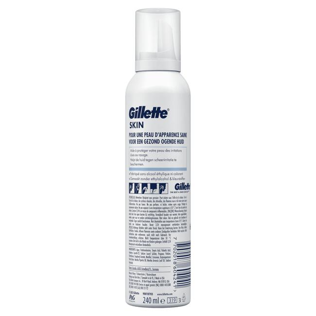 Gillette SKIN Scheermousse Ultra Gevoelige Huid 240 ML