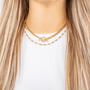 BiSjU Jewellery Ketting Met Sterretjes Gold Plated Stainless Steel