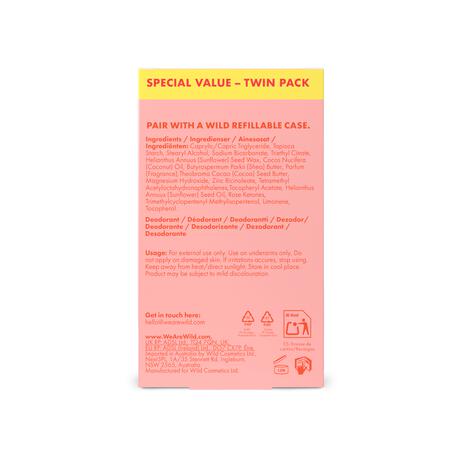 Wild Honey & Cactus Deodorant Refill Value Pack 80 gram&nbsp;