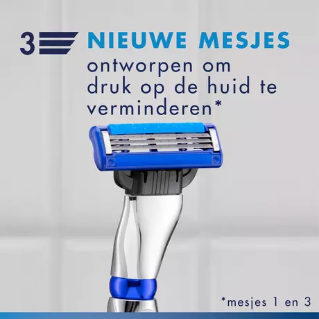 Gillette Mach3 Turbo Navulmesjes 8 stuks